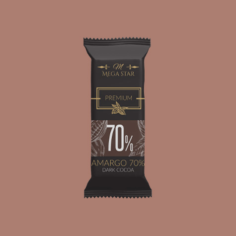 شکلات فله تلخ 70درصد مگا استار